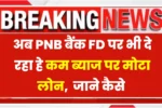 PNB Loan On FD